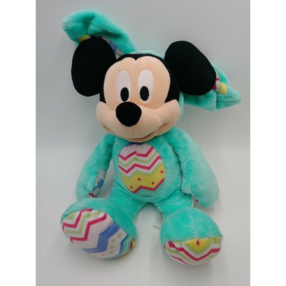 Mickey Mouse Easter Bunny Costume Plush Toy Authentic Disney Store Ears